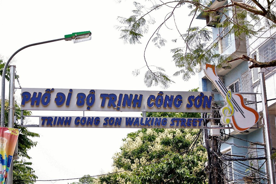 Phố đi bộ Trịnh Công Sơn sẽ được khai mạc vào tối ngày 11/5 sắp tới. (Ảnh: Nguyễn Thúy/Vietnam+)