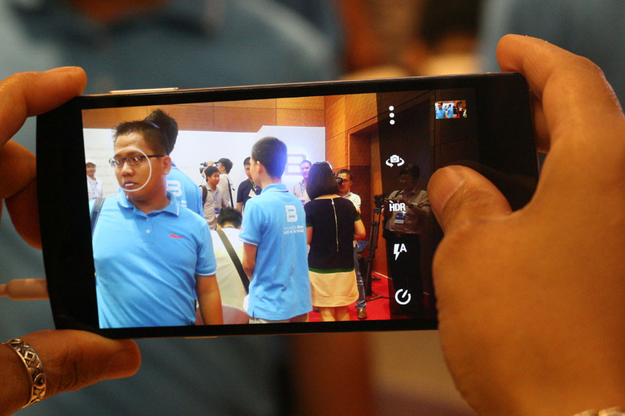 Camera của Bphone cho những bức ảnh khá đẹp. (Ảnh: Trung Hiền/Vietnam+)