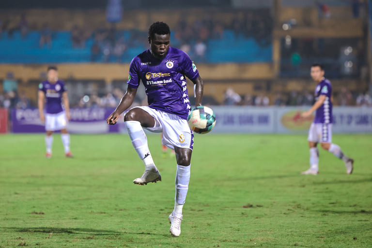 Tuy nhiên, với bản lĩnh và đẳng cấp, Hà Nội FC đã vùng lên mạnh mẽ. (Ảnh: Hải An/Vietnam+)