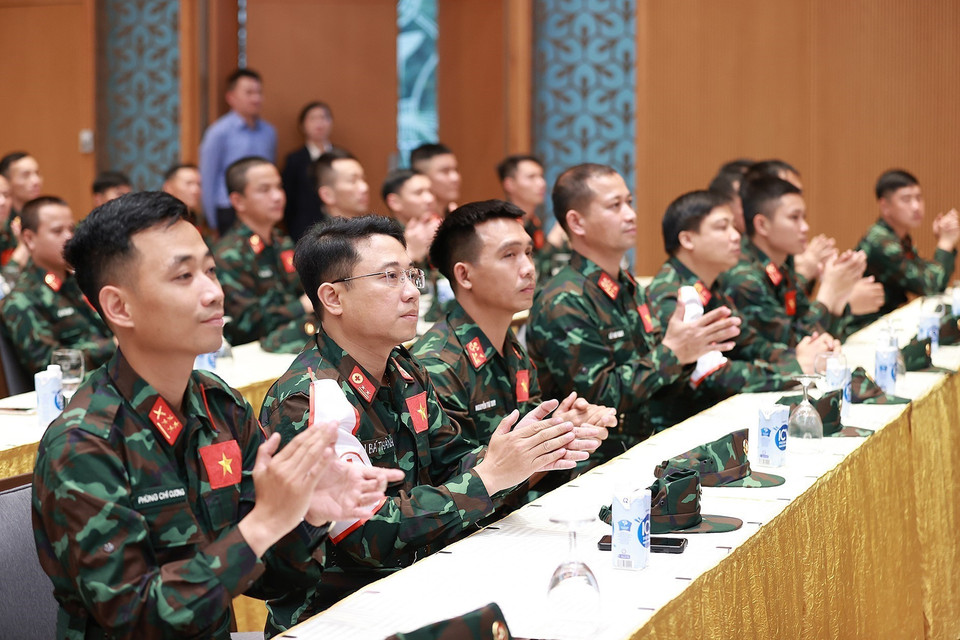 Đoàn cứu nạn, cứu hộ của Bộ Quốc phòng tham gia làm nhiệm vụ hỗ trợ nhân đạo, cứu trợ thảm họa động đất tại Thổ Nhĩ Kỳ. (Ảnh: Dương Giang/TTXVN)