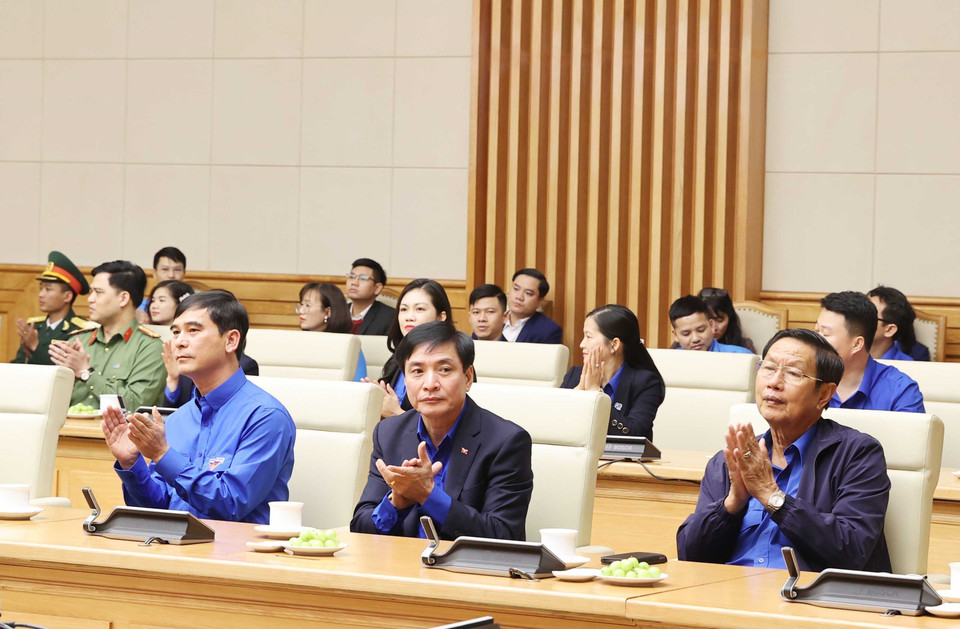 Các đại biểu dự buổi gặp mặt thân mật. (Ảnh: Thống Nhất/TTXVN)