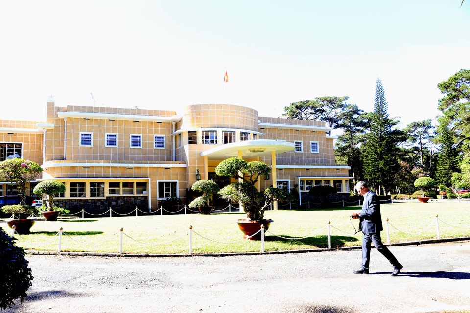 Dinh 3 Bảo Đại vẫn là điểm du lịch nổi tiếng của thành phố Đà Lạt. (Ảnh: Quốc Hùng-Nguyễn Dũng/TTXVN)