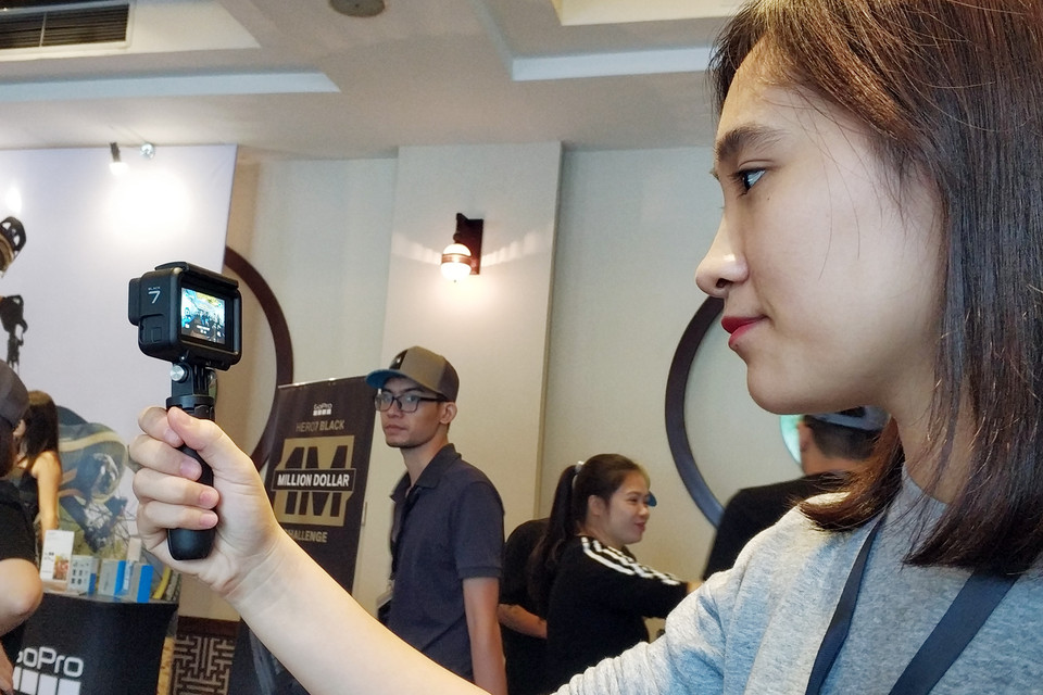 HERO7 Black cho độ phân giải 4K60 cho video và 12MP cho hình ảnh.