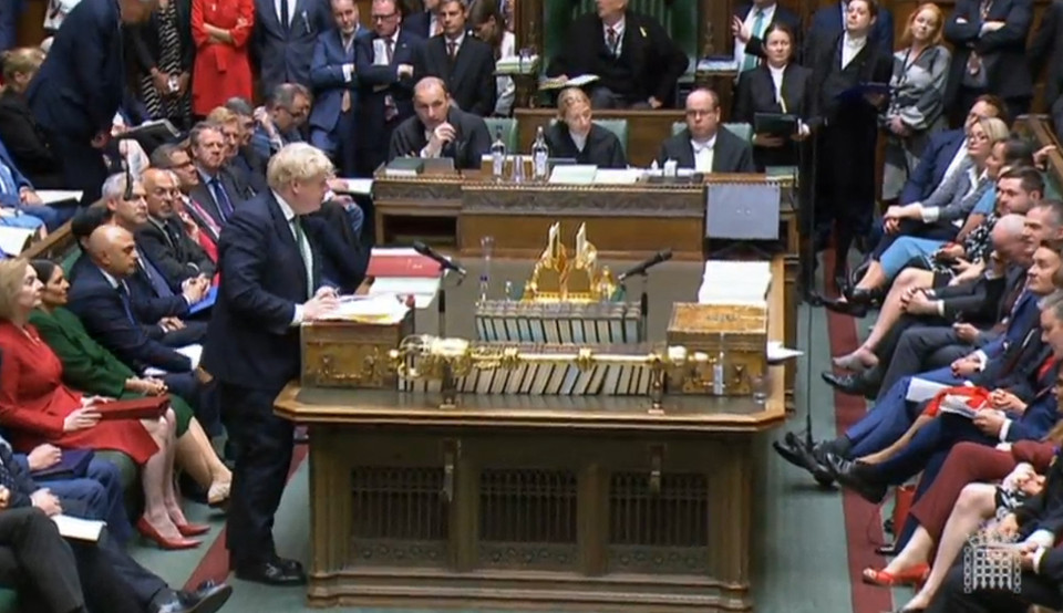  Thủ tướng Anh Boris Johnson tại phiên họp Hạ viện ở London ngày 8/6/2022. (Nguồn: AFP/TTXVN)