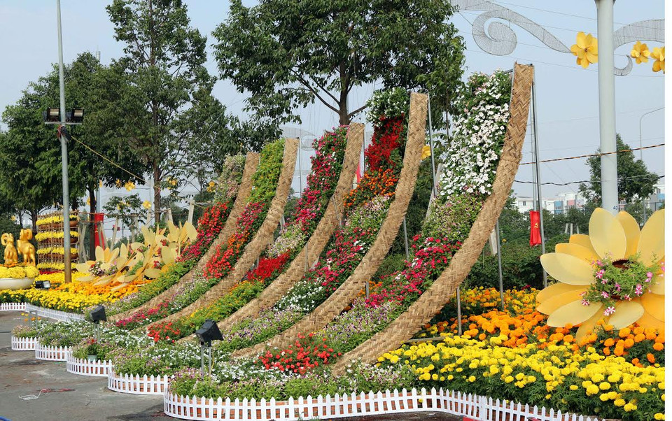 Một gốc đường hoa. (Ảnh: Quách Lắm/Vietnam+)