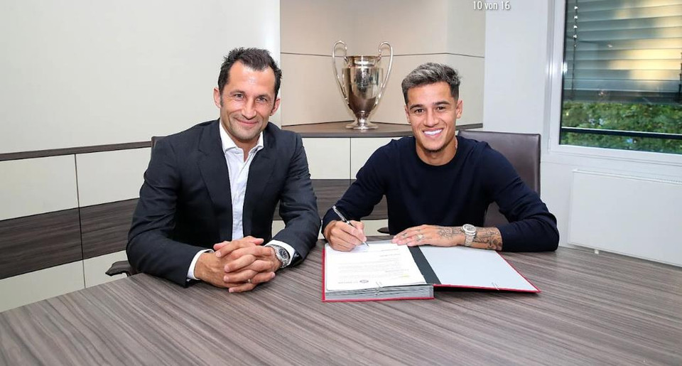 Tiền vệ người Brazil chính thức đặt bút ký vào hợp đồng gia nhập Hùm xám theo bản hợp đồng cho mượn có thời hạn 1 năm từ Barcelona. (Nguồn: fcbayern)