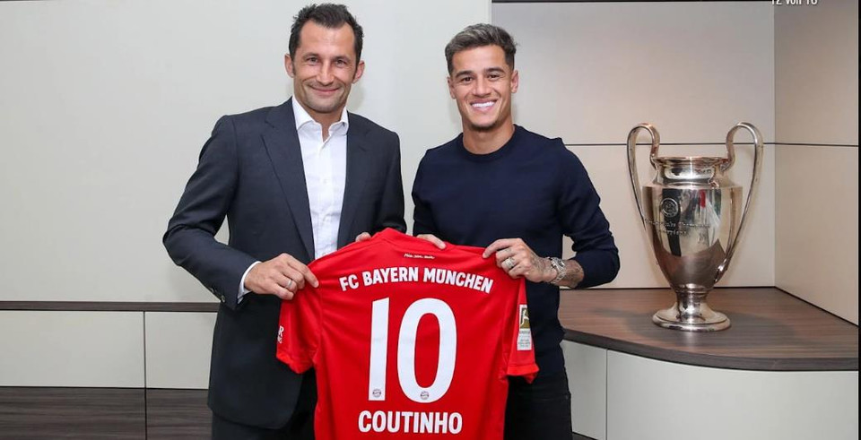 Tại Bayern, Coutinho sẽ khoác chiếc áo đấu số 10 mà Robben để lại. (Nguồn: fcbayern)