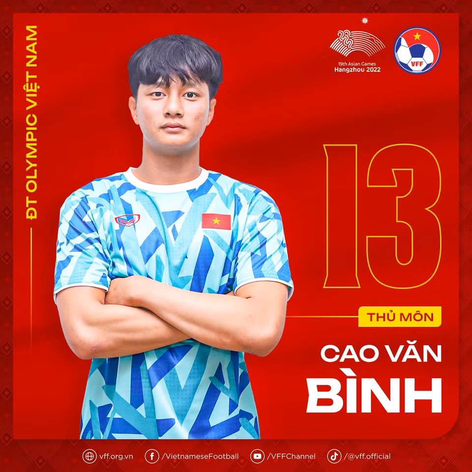 Thủ thành Cao Văn Bình. (Nguồn: VFF)
