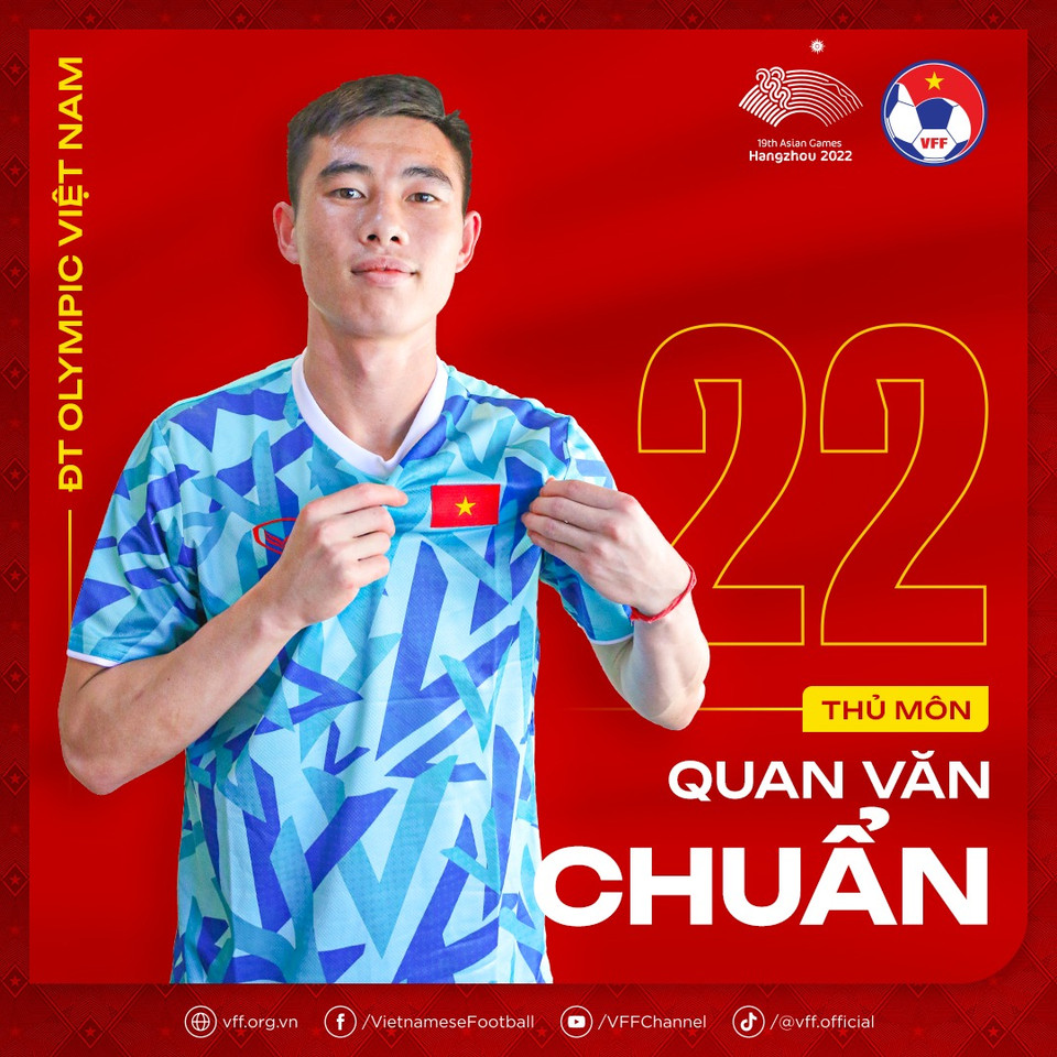 Thủ môn, đội phó Quan Văn Chuẩn. (Nguồn: VFF)