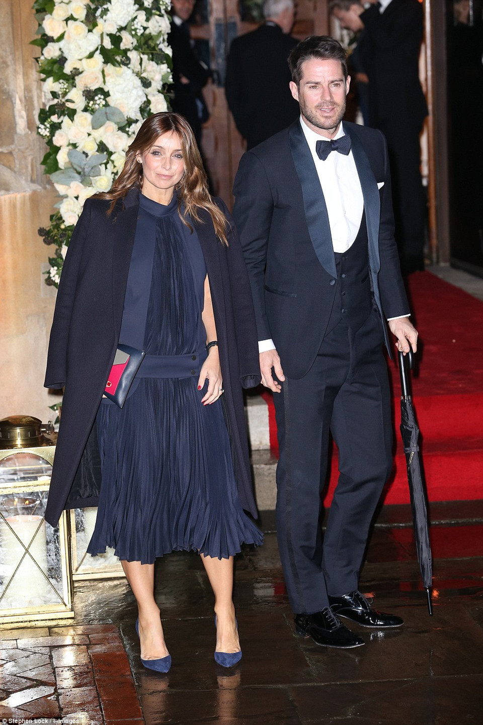 Cựu cầu thủ Jamie Redknapp cũng góp mặt trong ngày vui của Lampard.