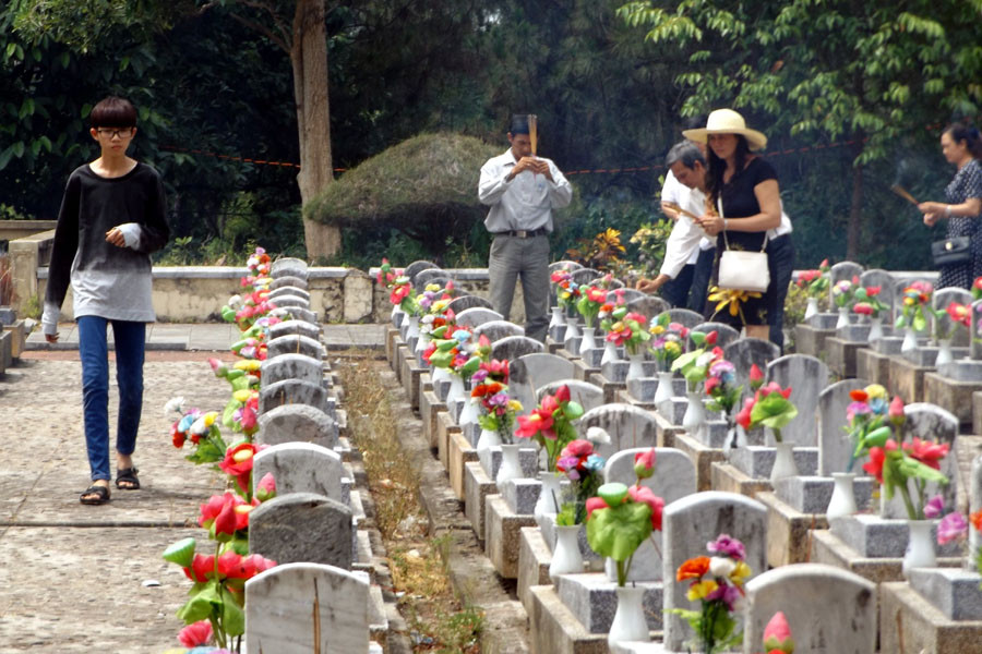 Nghĩa trang Trường Sơn được khởi công xây dựng vào ngày 24/10/1975 và hoàn thành vào ngày 10/4/1977. (Ảnh: T.H/Vietnam+)