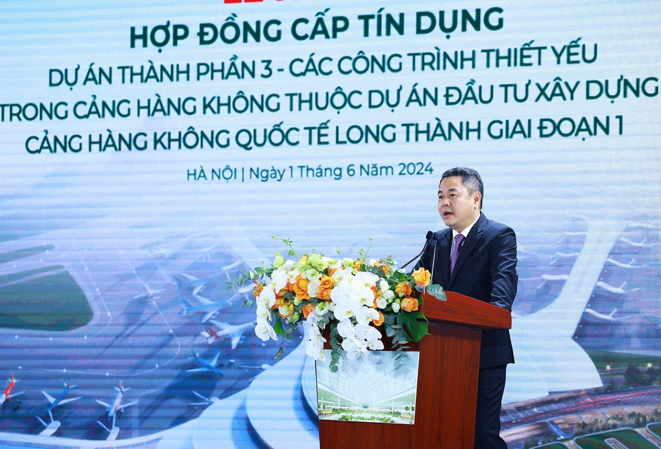 Phó Chủ tịch Ủy ban Quản lý vốn nhà nước tại doanh nghiệp Nguyễn Ngọc Cảnh phát biểu. (Ảnh: Dương Giang/TTXVN)