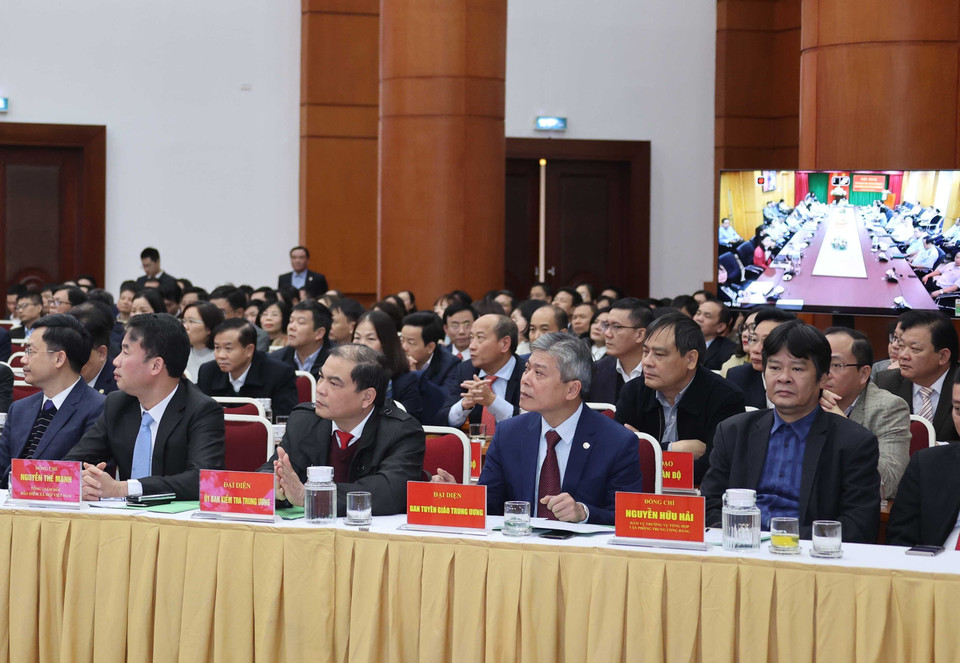 Các đại biểu dự hội nghị. (Ảnh: Thống Nhất/TTXVN)