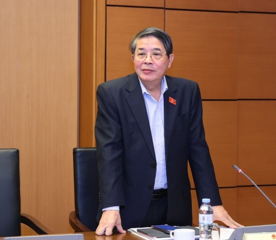 Phó Chủ tịch Quốc hội Nguyễn Đức Hải, đại biểu Quốc hội tỉnh Quảng Nam phát biểu. (Ảnh: Văn Điệp/TTXVN)