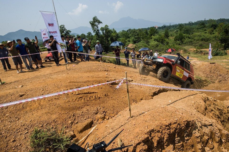 Không gian đường đua số 4, đua tính thời gian ở nội dung thi nâng cao. (Ảnh: Trọng Đạt/TTXVN)