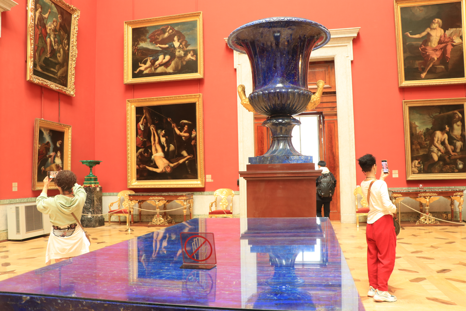 Bảo tàng có nhiều tác phẩm nghệ thuật và kiến trúc tuyệt diệu. (Ảnh: Hùng Võ/Vietnam+)