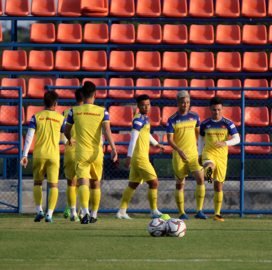 Quang Hải và các đồng đội đều rất nỗ lực. (Nguồn: VFF)