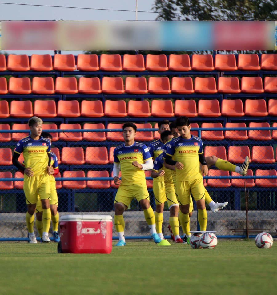 ...bởi tất cả đều muốn có suất trong danh sách 23 cầu thủ chính thức của U23 Việt Nam. (Nguồn: VFF)