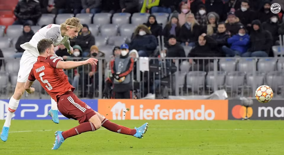 Phút 70, Kjaergaard ghi bàn danh dự cho Salzburg. (Nguồn: FcBayern)
