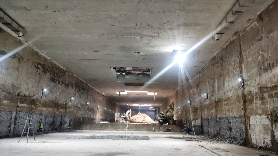 Dự án Đường sắt đô thị Nhổn-ga Hà Nội có 4 ga ngầm S9, S10, S11, S12. (Ảnh: MRB cung cấp)