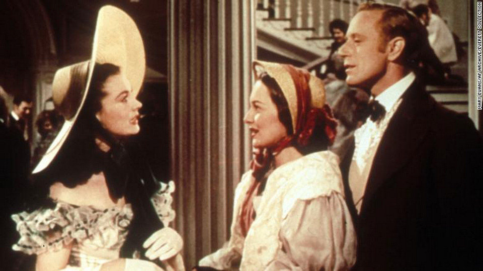 Vivien Leigh, Olivia De Havilland và Leslie Howard trong 'Cuốn theo chiều gió.'