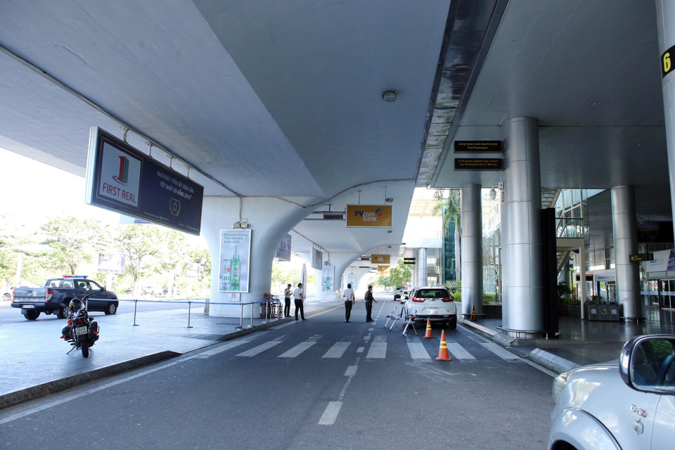 Cảng Hàng không quốc tế Đà Nẵng tạm dừng hoạt động từ 0 giờ ngày 28/7/2020. (Ảnh: Trần Lê Lâm/TTXVN)