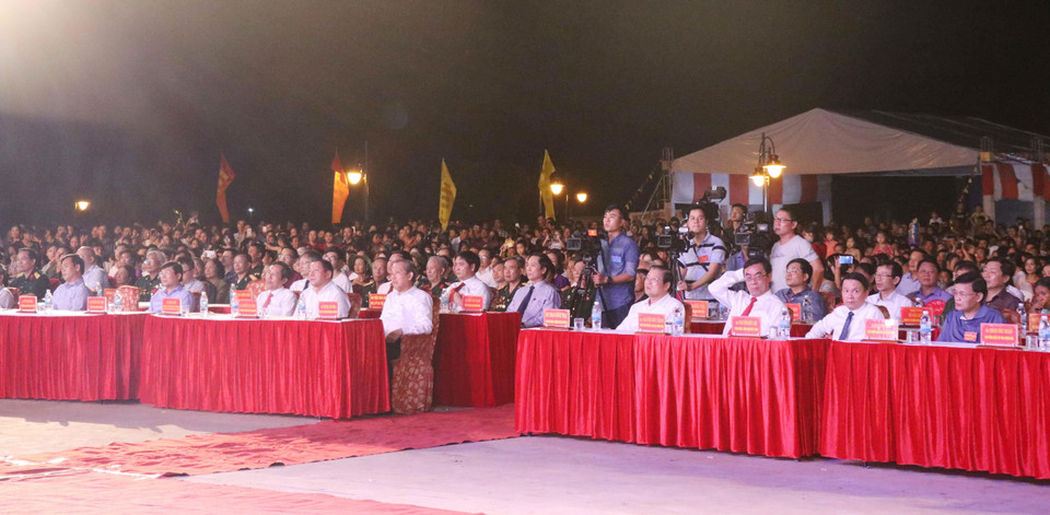 Các đại biểu tham dự chương trình. (Ảnh: Nguyên Lý/TTXVN)