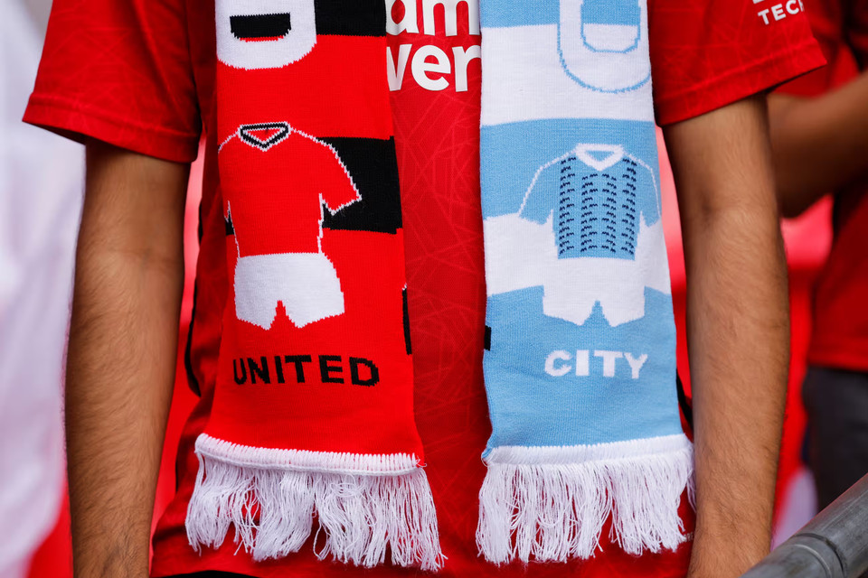 Trận chung kết FA Cup Manchester City-Mancheser United được chờ đợi rất nhiều. (Nguồn: Guardian)
