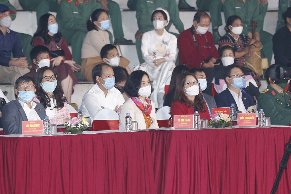 Đại biểu dự chương trình. (Ảnh: Doãn Tấn/TTXVN)