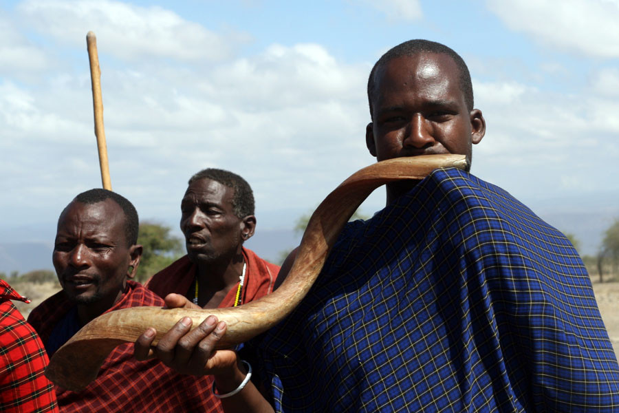Nhạc cụ truyền thống của người Maasai ở Tanzania. (Ảnh: T.H/Vietnam+)