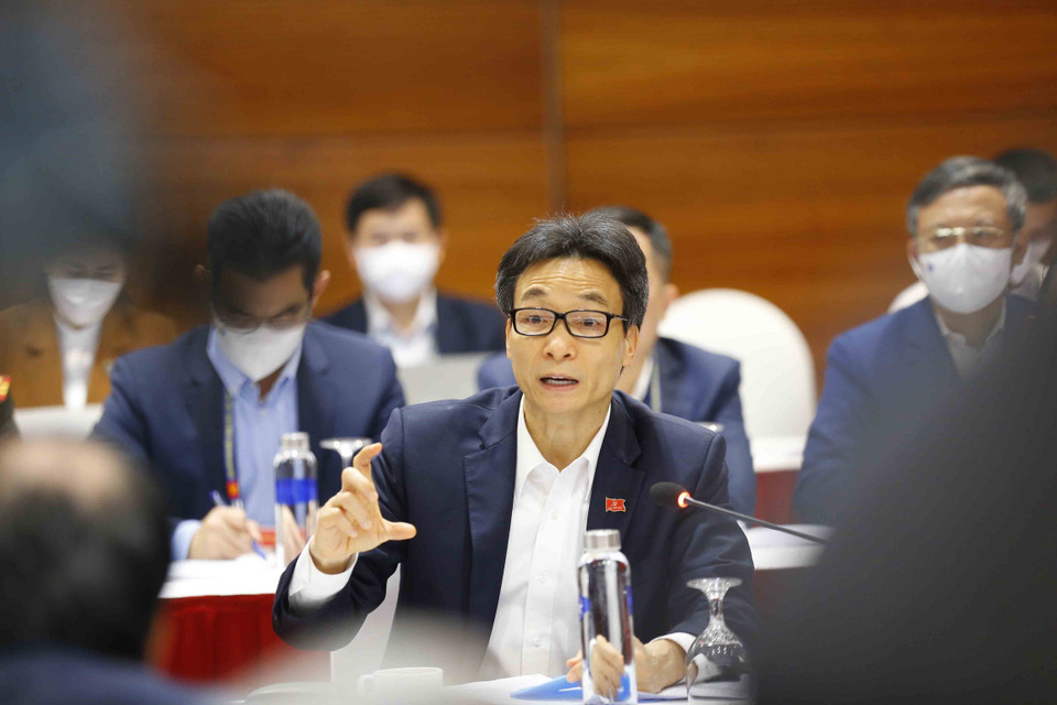 Phó Thủ tướng Vũ Đức Đam phát biểu. (Ảnh: Doãn Tấn/TTXVN)