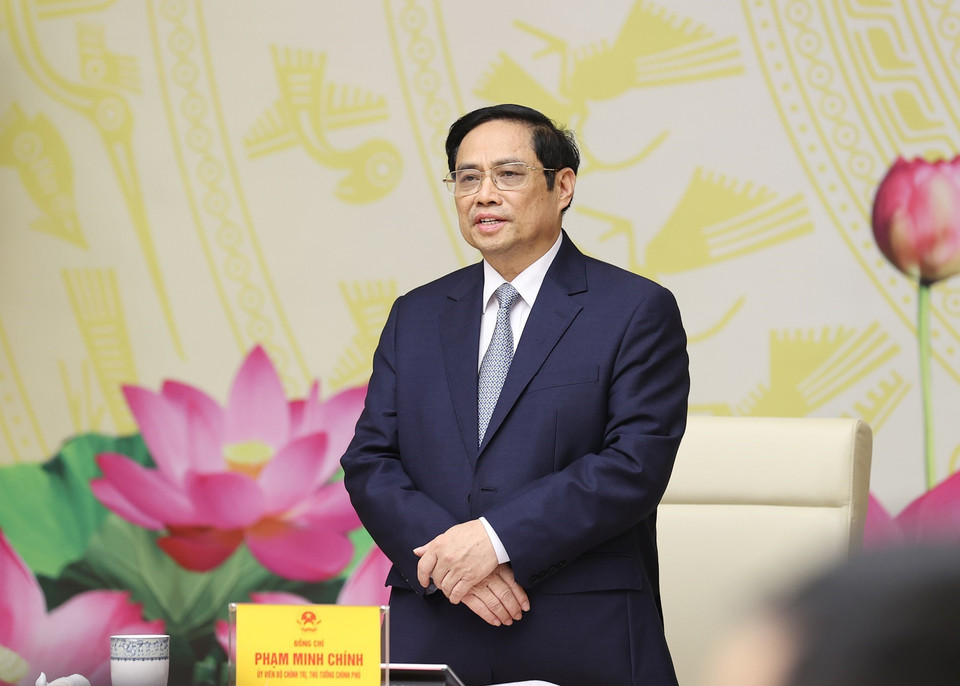 Thủ tướng Phạm Minh Chính. (Ảnh: Dương Giang/TTXVN)