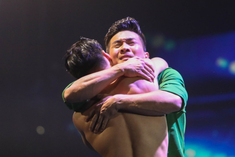 Một số hình ảnh biểu diễn của Quốc Cơ-Quốc Nghiệp trong đêm chung kết. (Ảnh: Hải An/Vietnam+)