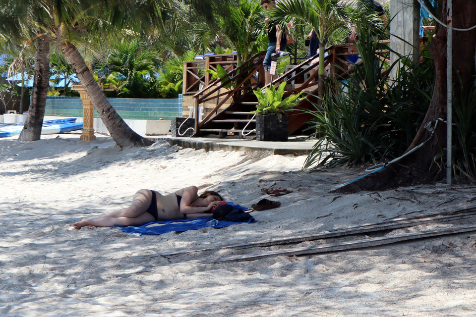 Một không gian yên bình ở Koh Rong Samloem mà không phải bãi biển nào vùng Đông Nam Á cũng có được.
