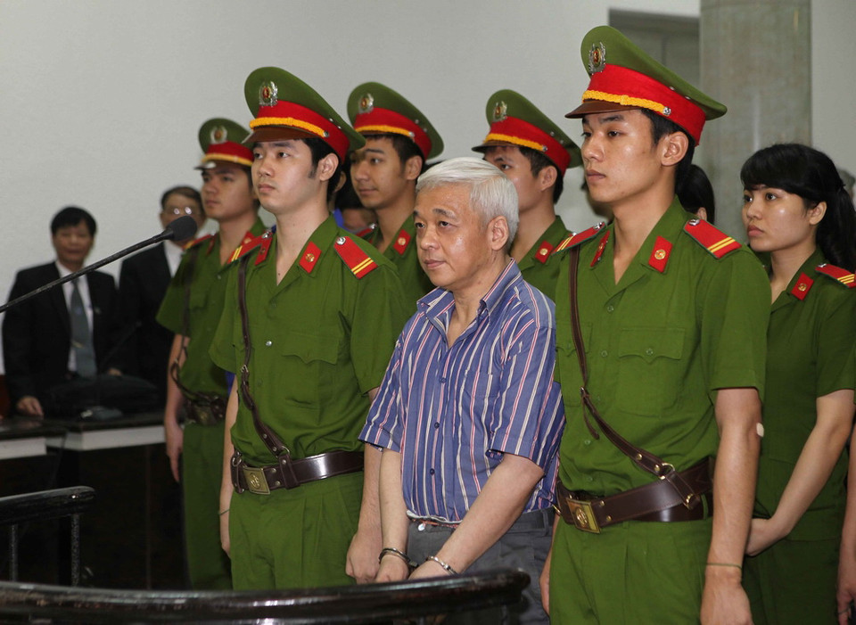 Bị cáo Nguyễn Đức Kiên. (Ảnh: Doãn Tấn/TTXVN)