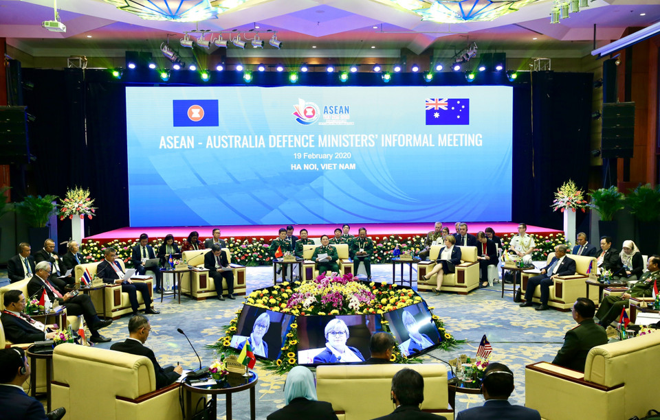 Quang cảnh cuộc gặp không chính thức Bộ trưởng Quốc phòng ASEAN-Australia (19/2/2020). (Ảnh: Dương Giang/TTXVN)