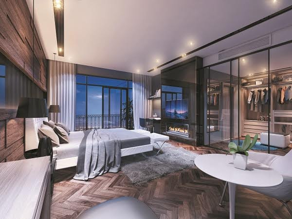 Sàn gỗ là sự lựa chọn hàng đầu cho phong cách thiết kế hiện đại. Không gian phòng ngủ đẳng cấp, đơn giản mà không đơn điệu với những chi tiết xinh xắn. mà đầy tinh tế.