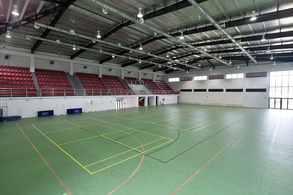 Nhà thi đấu với sức chứa 500 khán giả. Đây vừa là nơi tập luyện vừa là địa điểm thi đấu của các học viên