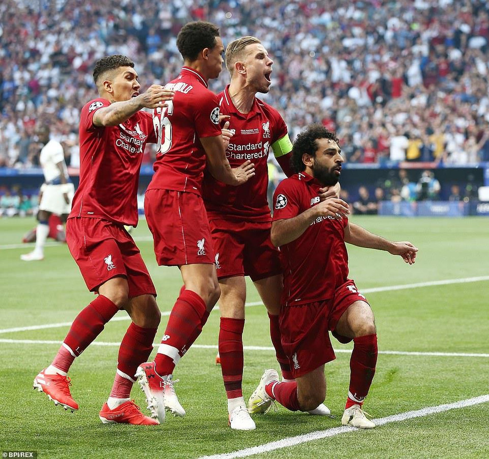 Bàn thắng của Salah mang đến ưu thế rất lớn cho The Kop trước Tottenham.