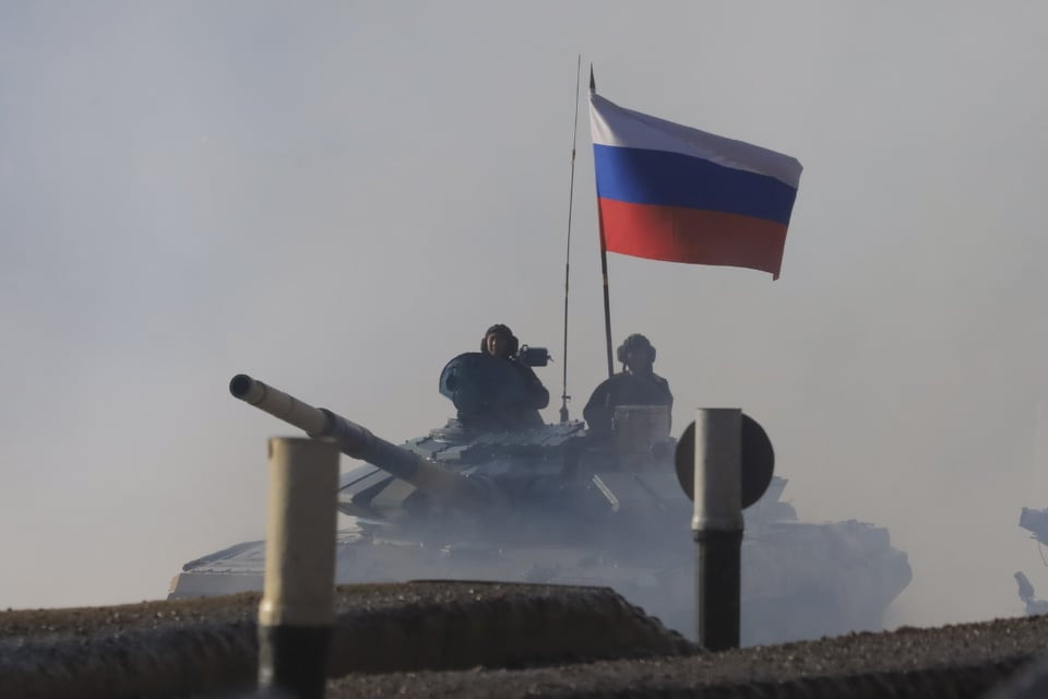 Kết quả ban đầu, 3 kíp xe của đội tuyển Nga đã hoàn thành và về đích đầu tiên. (Ảnh: Trần Hiếu/Moskva)