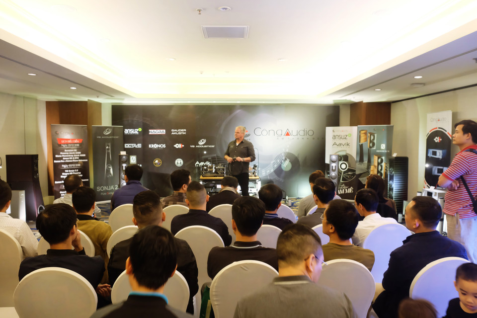 Trong thời gian diễn ra triển lãm sẽ diễn ra nhiều hội thảo chuyên đề được thực hiện bởi các chuyên gia hi-end trong và ngoài nước. (Ảnh: BTC)