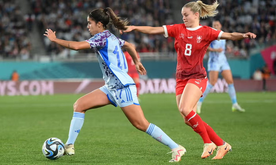 Sang hiệp 2, các cầu thủ Thụy Sĩ đã thi đấu rất nỗ lực. (Nguồn: Getty Images)