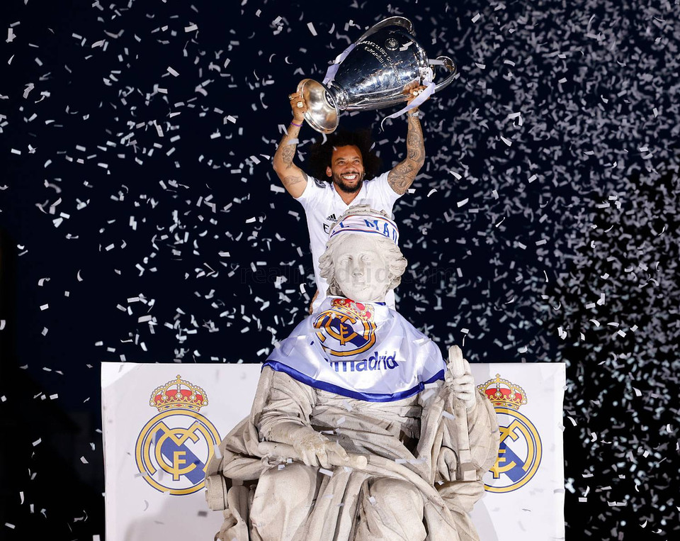 Marcelo sẽ tận hưởng những khoảnh khắc cuối cùng với tư cách là một cầu thủ của đội bóng Hoàng gia Tây Ban Nha. (Nguồn: Realmadrid)