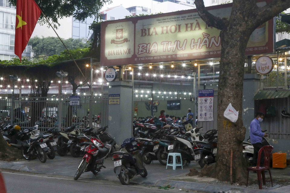 Thửa đất số 67 Ngô Thì Nhậm của Tổng Công ty Lâm nghiệp Việt Nam có nhiều cơ sở khác nhau đang kinh doanh. (Ảnh: Tuấn Đức/TTXVN)