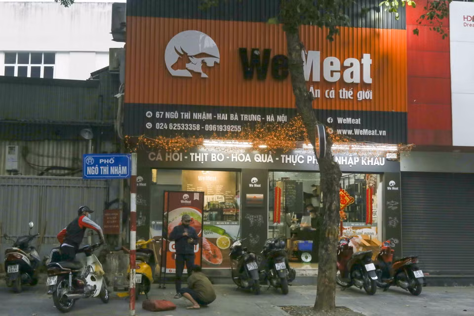 Thửa đất số 67 Ngô Thì Nhậm của Tổng Công ty Lâm nghiệp Việt Nam có nhiều cơ sở khác nhau đang kinh doanh. (Ảnh: Tuấn Đức/TTXVN)
