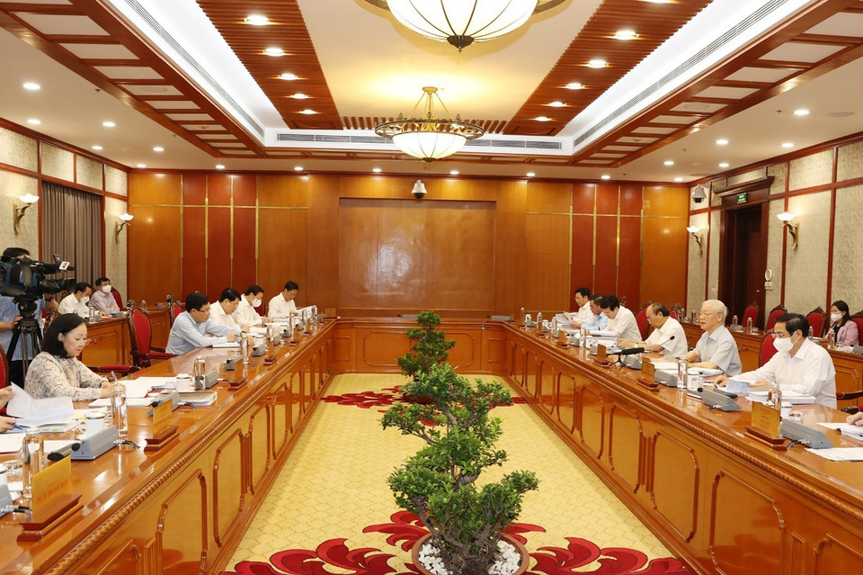 Quang cảnh cuộc họp. (Ảnh: Trí Dũng/TTXVN)