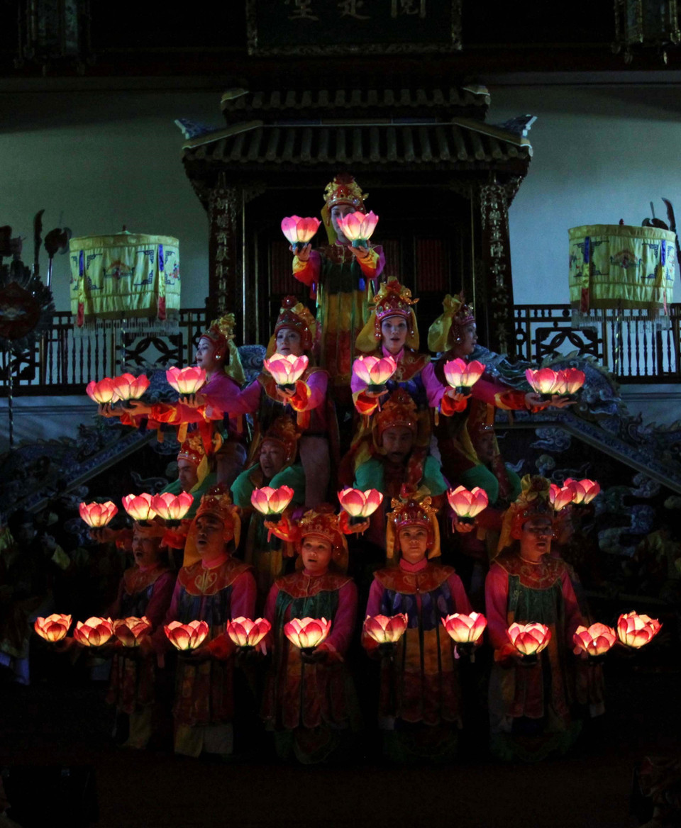 Nhã nhạc Huế - Âm nhạc cung đình Việt Nam được vinh danh là kiệt tác di sản văn hóa phi vật thể đại diện của nhân loại năm 2003. (Ảnh: Nhật Anh/TTXVN)