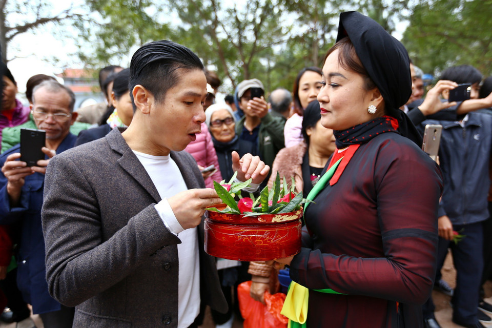 Dân ca quan họ Bắc Ninh được UNESCO công nhận là Di sản văn hóa phi vật thể đại diện của nhân loại. (Ảnh: Minh Quyết/TTXVN)