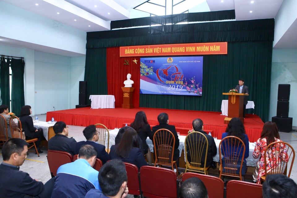 Quang cảnh chương trình Tết sum vầy 2019. (Ảnh: Minh Quyết/TTXVN)