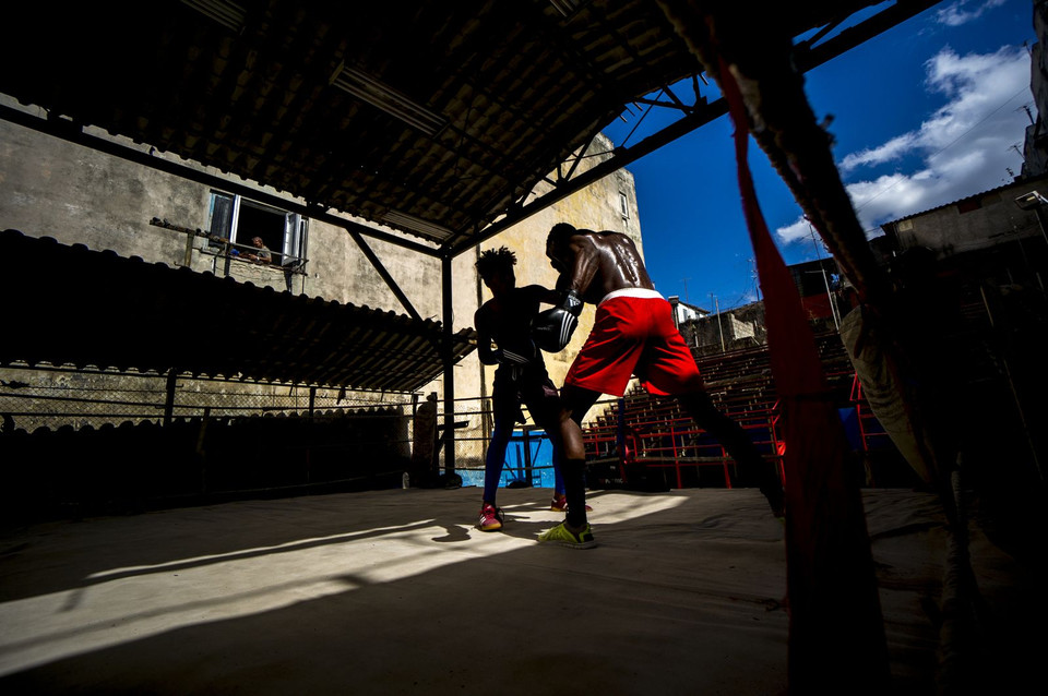 Một buổi luyện tập của hai võ sĩ quyền Anh. (Nguồn: NatGeo)